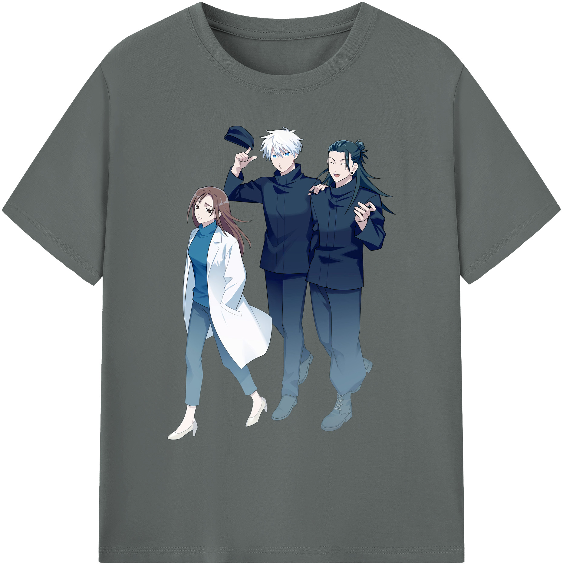 （画像用） 呪術廻戦 Jujutsu Kaisen 綿100％ メンズ半袖Tシャツ｜肌触りやわらか＆通気性
